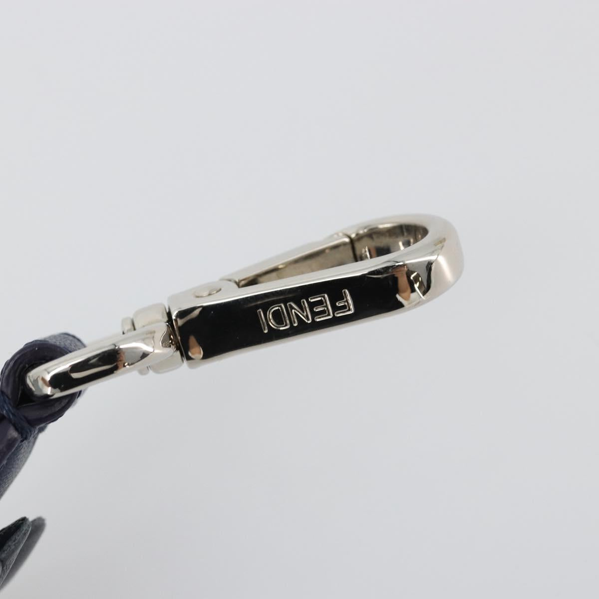 FENDI Shoulder Strap Leather 31.9"" Navy Auth 181881M