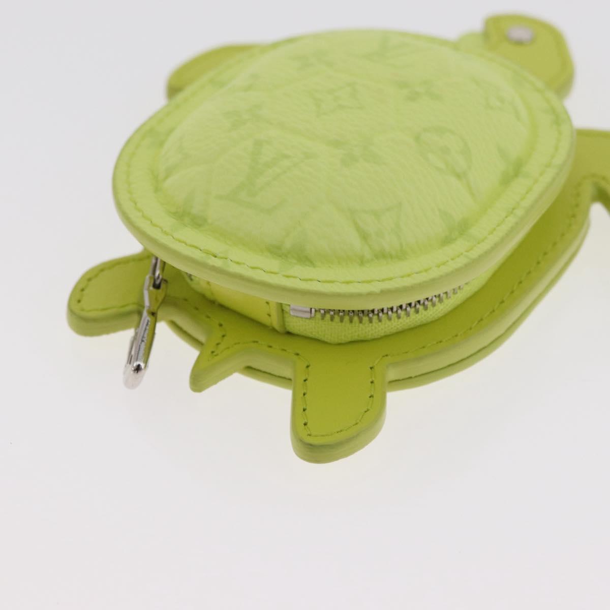 LOUIS VUITTON LV Turtle Bag Charm Leather Yellow M02526 LV Auth 181882SM