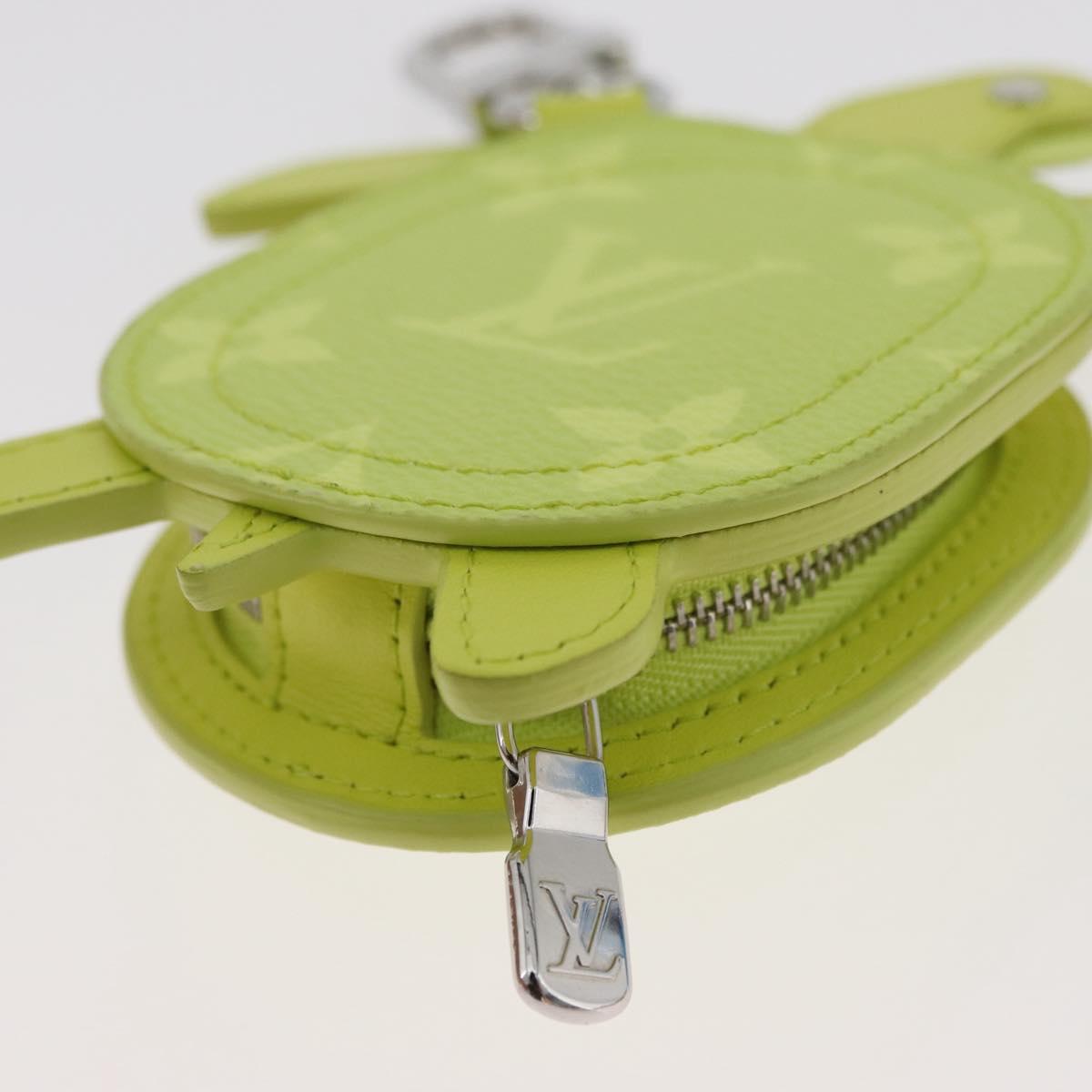 LOUIS VUITTON LV Turtle Bag Charm Leather Yellow M02526 LV Auth 181882SM