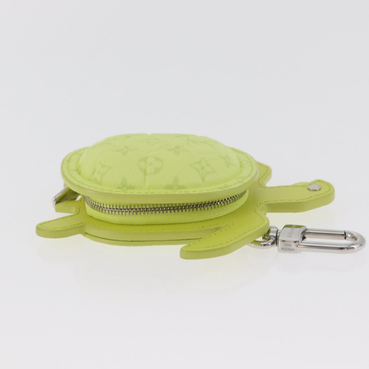 LOUIS VUITTON LV Turtle Bag Charm Leather Yellow M02526 LV Auth 181882SM