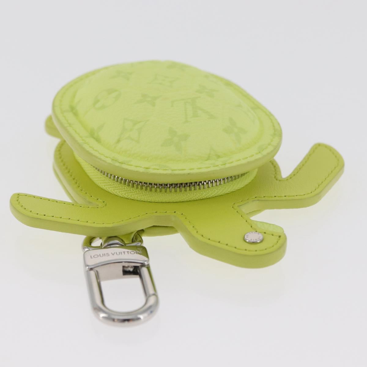 LOUIS VUITTON LV Turtle Bag Charm Leather Yellow M02526 LV Auth 181882SM