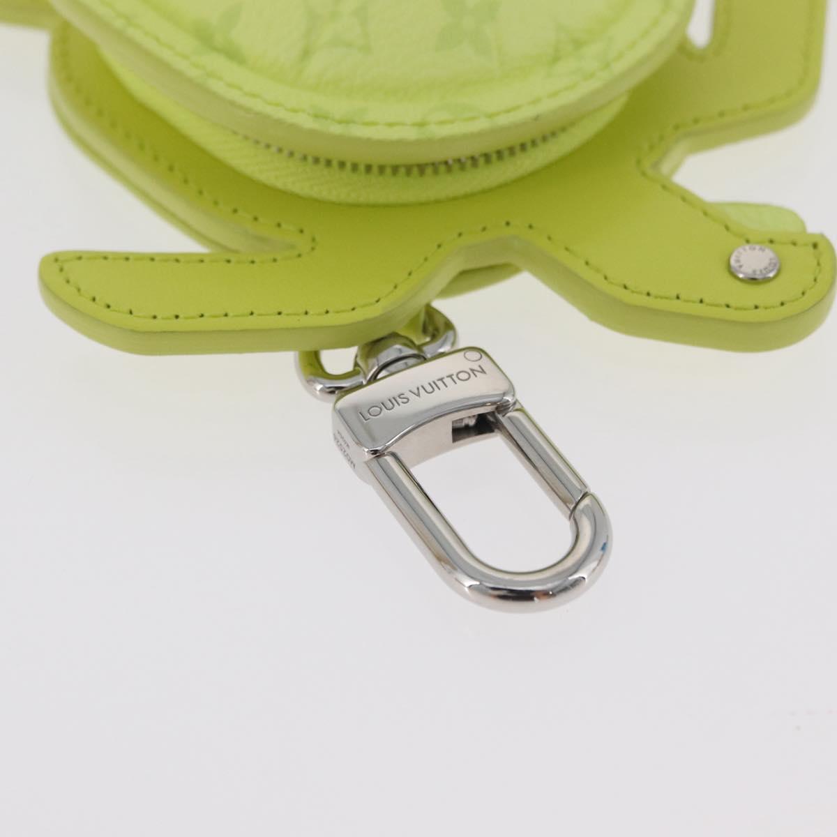 LOUIS VUITTON LV Turtle Bag Charm Leather Yellow M02526 LV Auth 181882SM