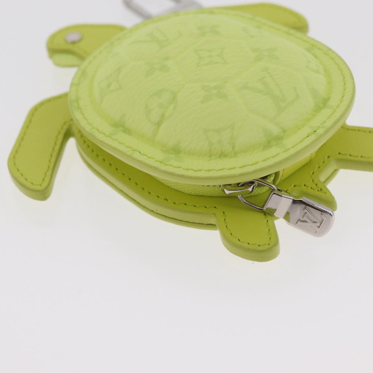 LOUIS VUITTON LV Turtle Bag Charm Leather Yellow M02526 LV Auth 181882SM