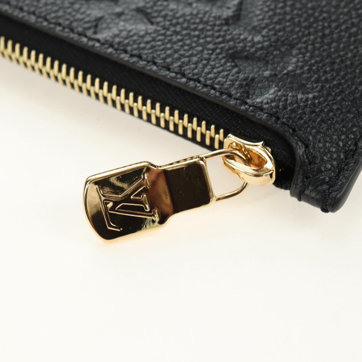 LOUIS VUITTON Empreinte Neverfull MM Tote Bag Black M13675 LV Auth 181918SAM