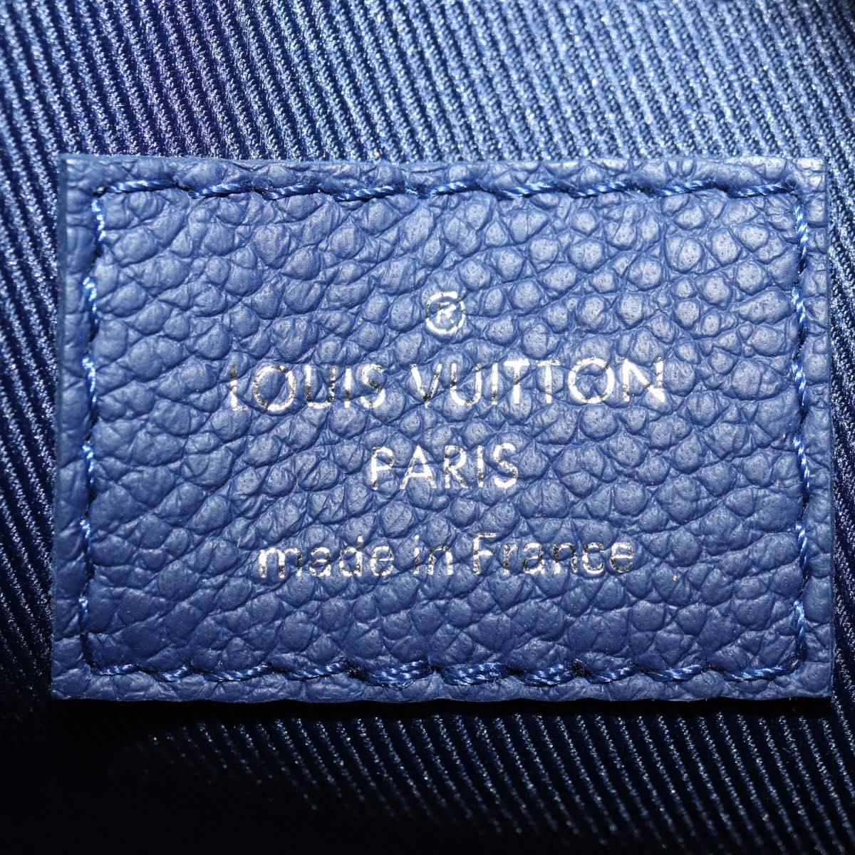LOUIS VUITTON Monogram Bandana Mini Soft Trunk Bag Blue M20557 LV Auth 181921SM