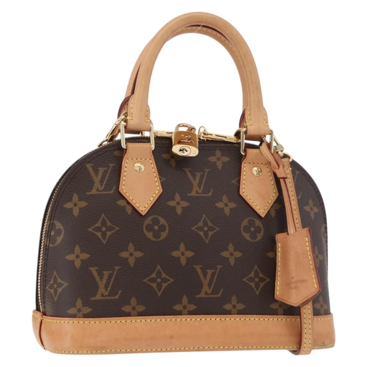 LOUIS VUITTON Monogram Alma BB Hand Bag 2way M53152 LV Auth 181944V
