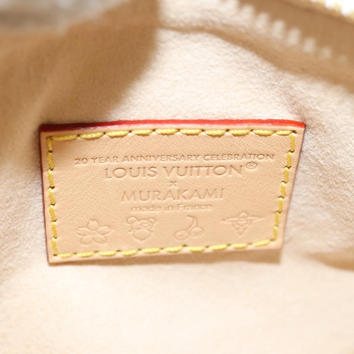 LOUIS VUITTON Multicolor Nano Speedy Hand Bag 2way White M13391 Auth 181947SAM