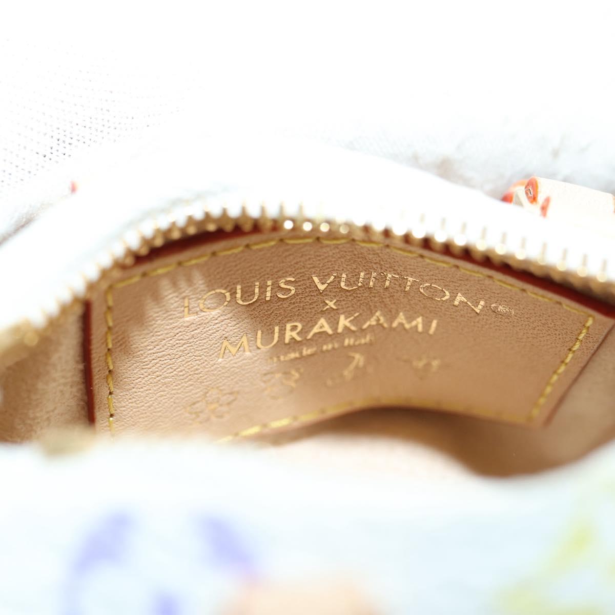 LOUIS VUITTON Multicolor Micro Speedy Bag Charm White M03729 LV Auth 181949SAM