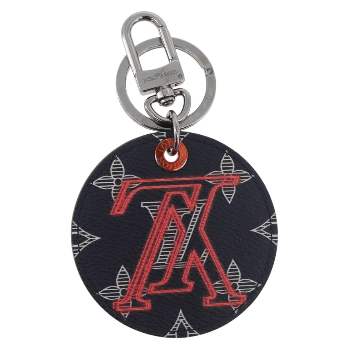 LOUIS VUITTON Monogram Ink Upside Down Porte Cles LV Charm MP1988 Auth 181952M