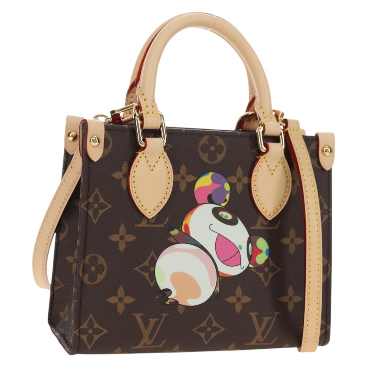 LOUIS VUITTON Monogram Panda On The Go Trunk BB Hand Bag M13668 Auth 181957SAM