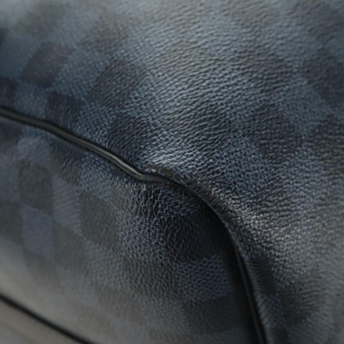 LOUIS VUITTON Damier Cobalt Keepall Bandouliere 45 Bag N50002 LV Auth 181958M