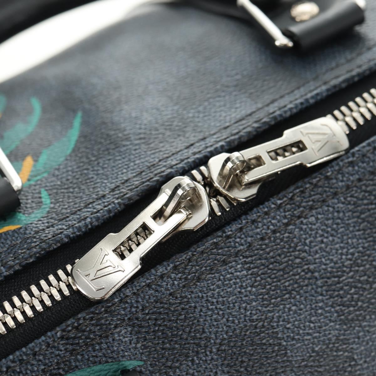 LOUIS VUITTON Damier Cobalt Keepall Bandouliere 45 Bag N50002 LV Auth 181958M
