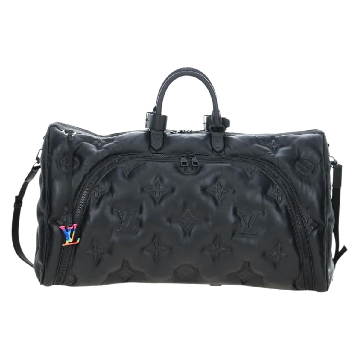LOUIS VUITTON Monogram Keepall Bandouliere 60 Boston Bag M41412 LV Auth 181960SM