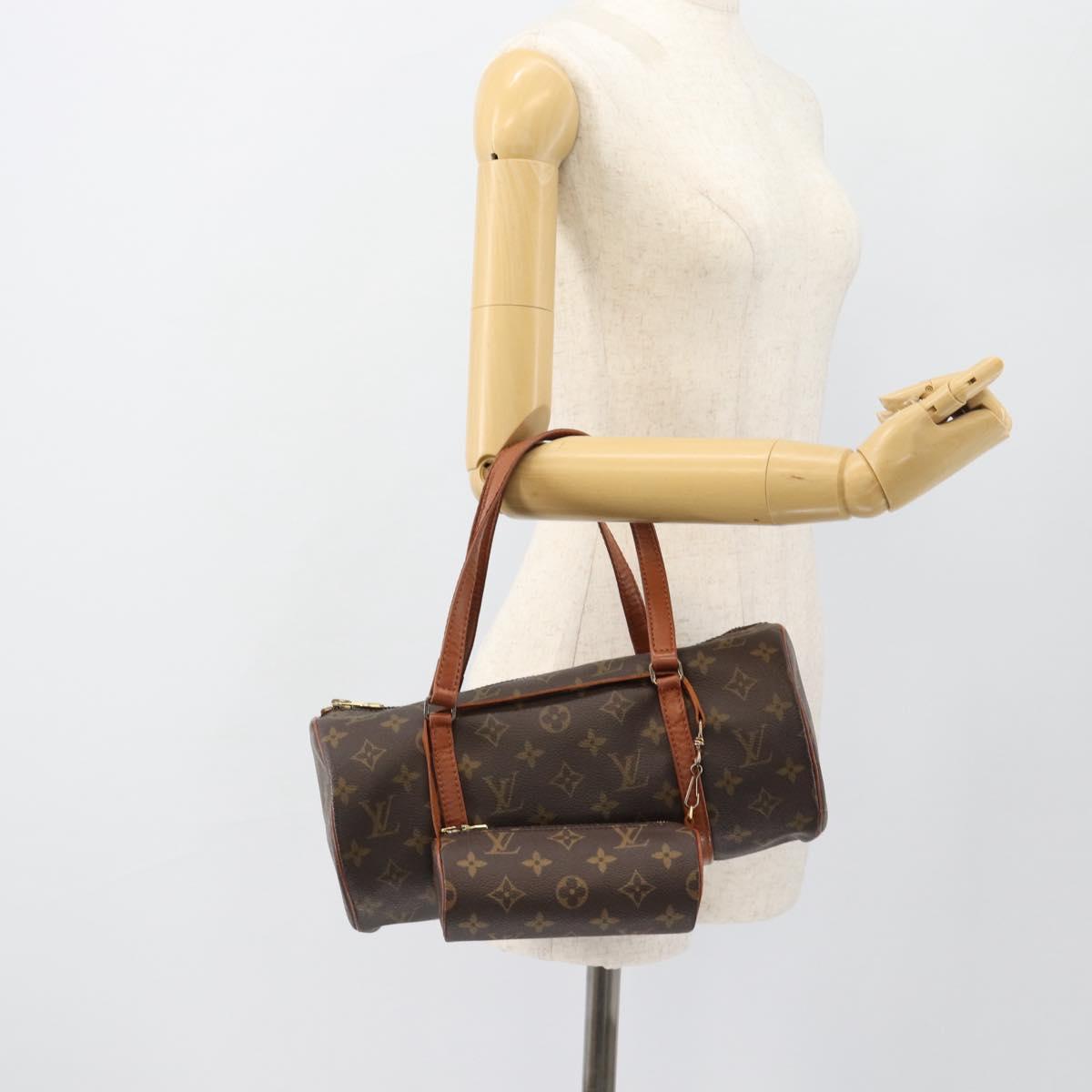 LOUIS VUITTON Monogram Papillon 30 Hand Bag M51385 LV Auth 181965A