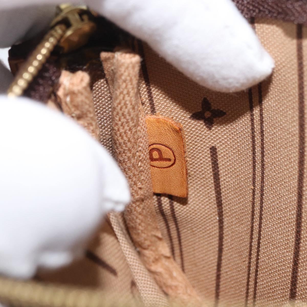 LOUIS VUITTON Monogram Patch Mini Pochette Accessoires Pouch M95804 Auth 181966V