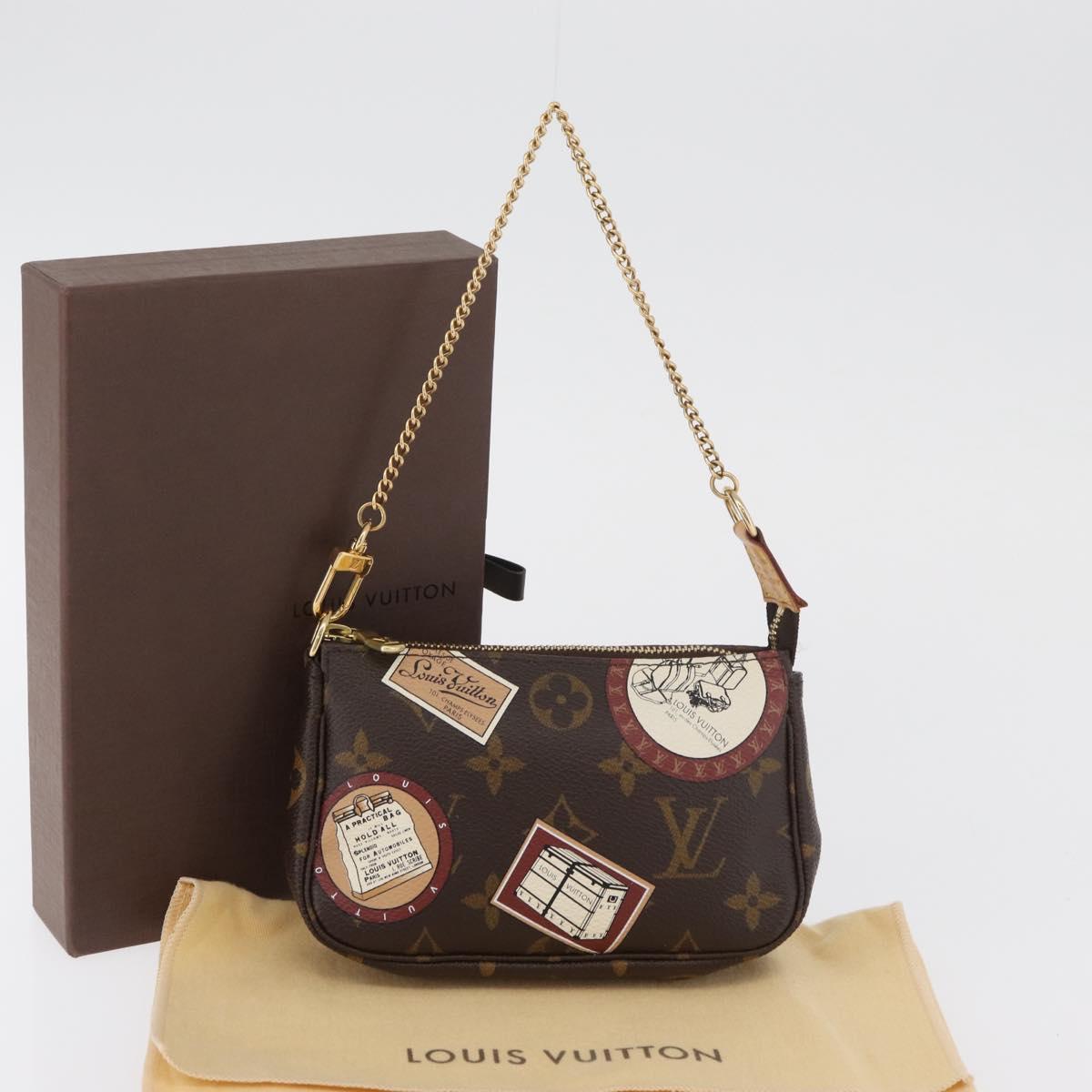LOUIS VUITTON Monogram Patch Mini Pochette Accessoires Pouch M95804 Auth 181966V