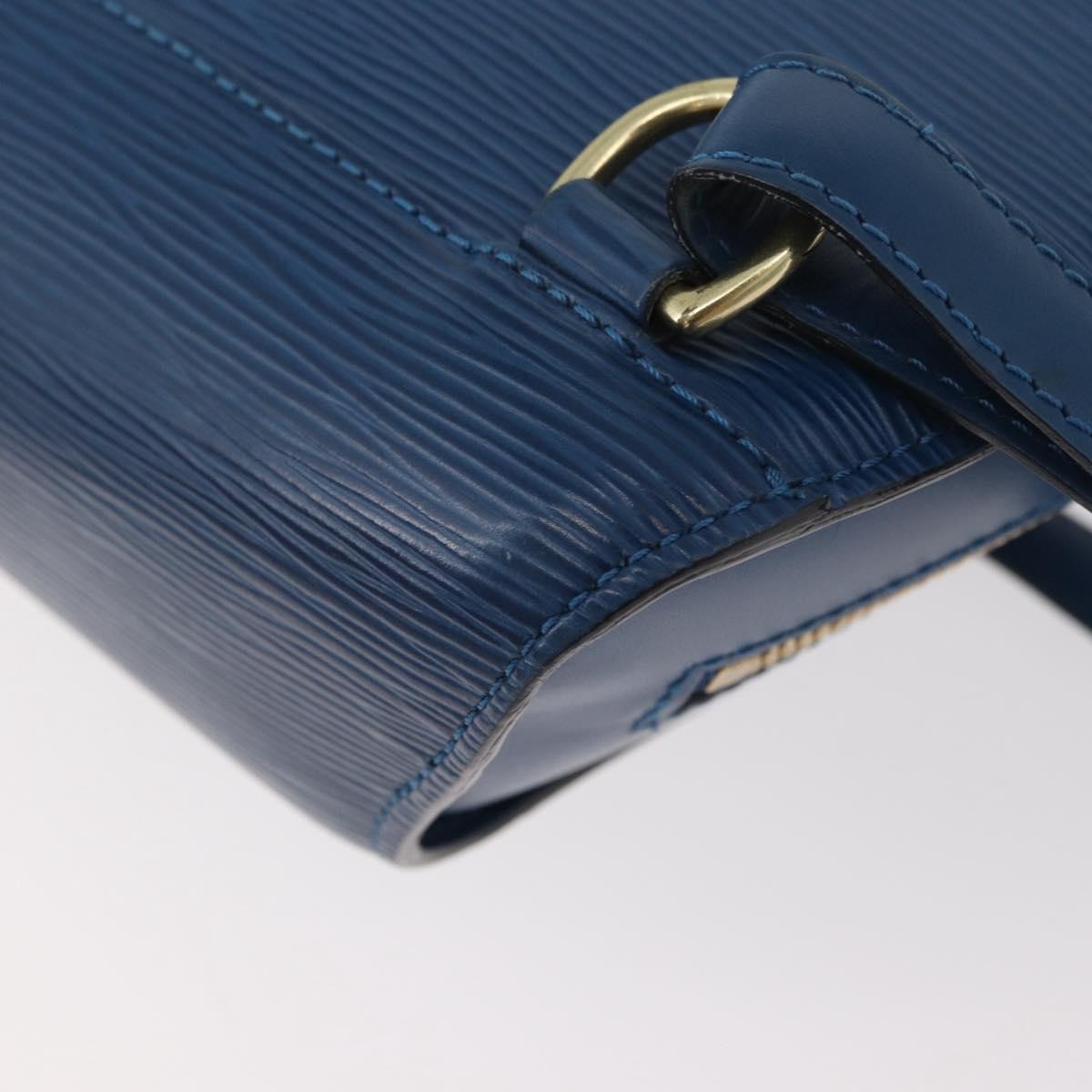 LOUIS VUITTON Epi Mabillon Backpack Blue M52235 LV Auth 181994