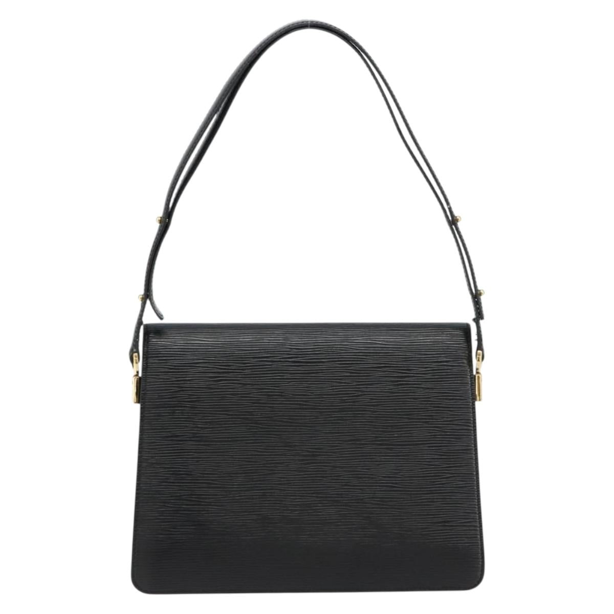 LOUIS VUITTON Epi Osh Shoulder Bag Black Green M52444 LV Auth 181997