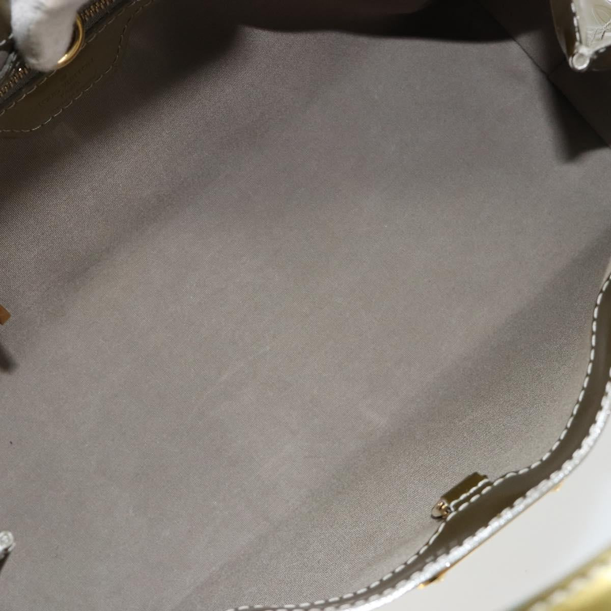 LOUIS VUITTON Monogram Vernis Wilshire PM Hand Bag Veil bronze LV Auth 182003