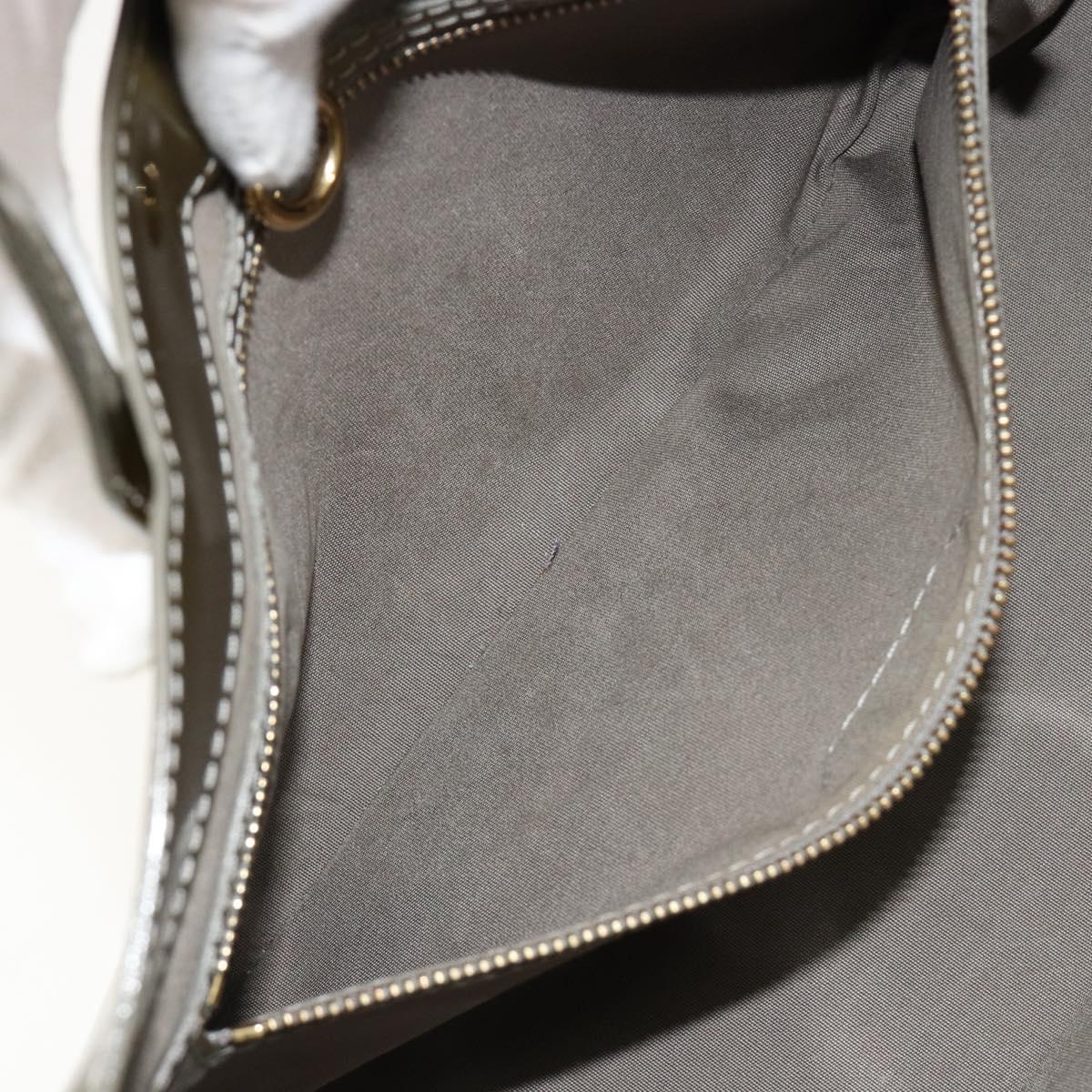 LOUIS VUITTON Monogram Vernis Wilshire PM Hand Bag Veil bronze LV Auth 182003