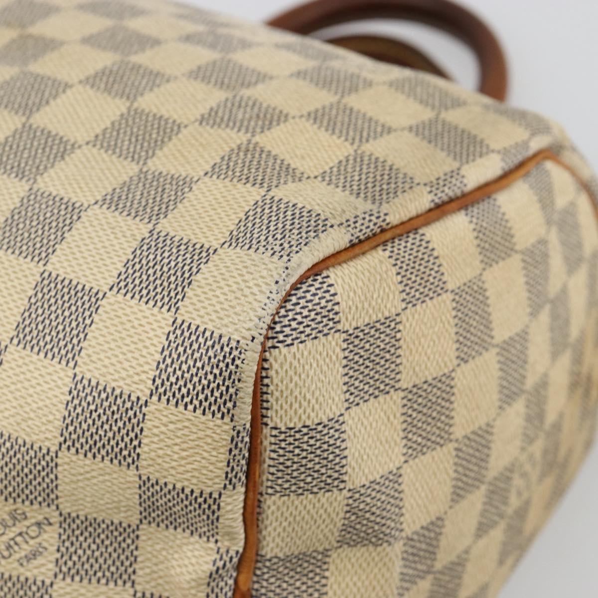 LOUIS VUITTON Damier Azur Speedy 25 Hand Bag N41534 LV Auth 182004