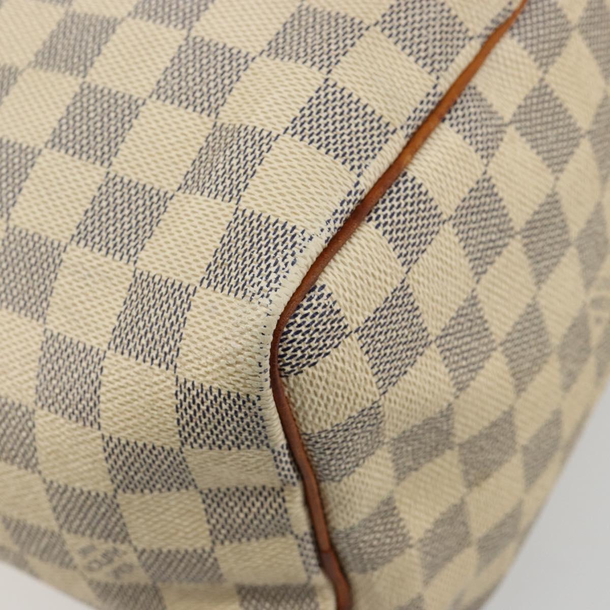 LOUIS VUITTON Damier Azur Speedy 25 Hand Bag N41534 LV Auth 182004