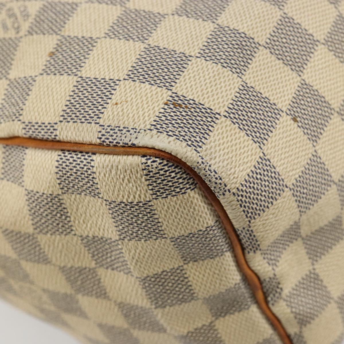 LOUIS VUITTON Damier Azur Speedy 25 Hand Bag N41534 LV Auth 182004