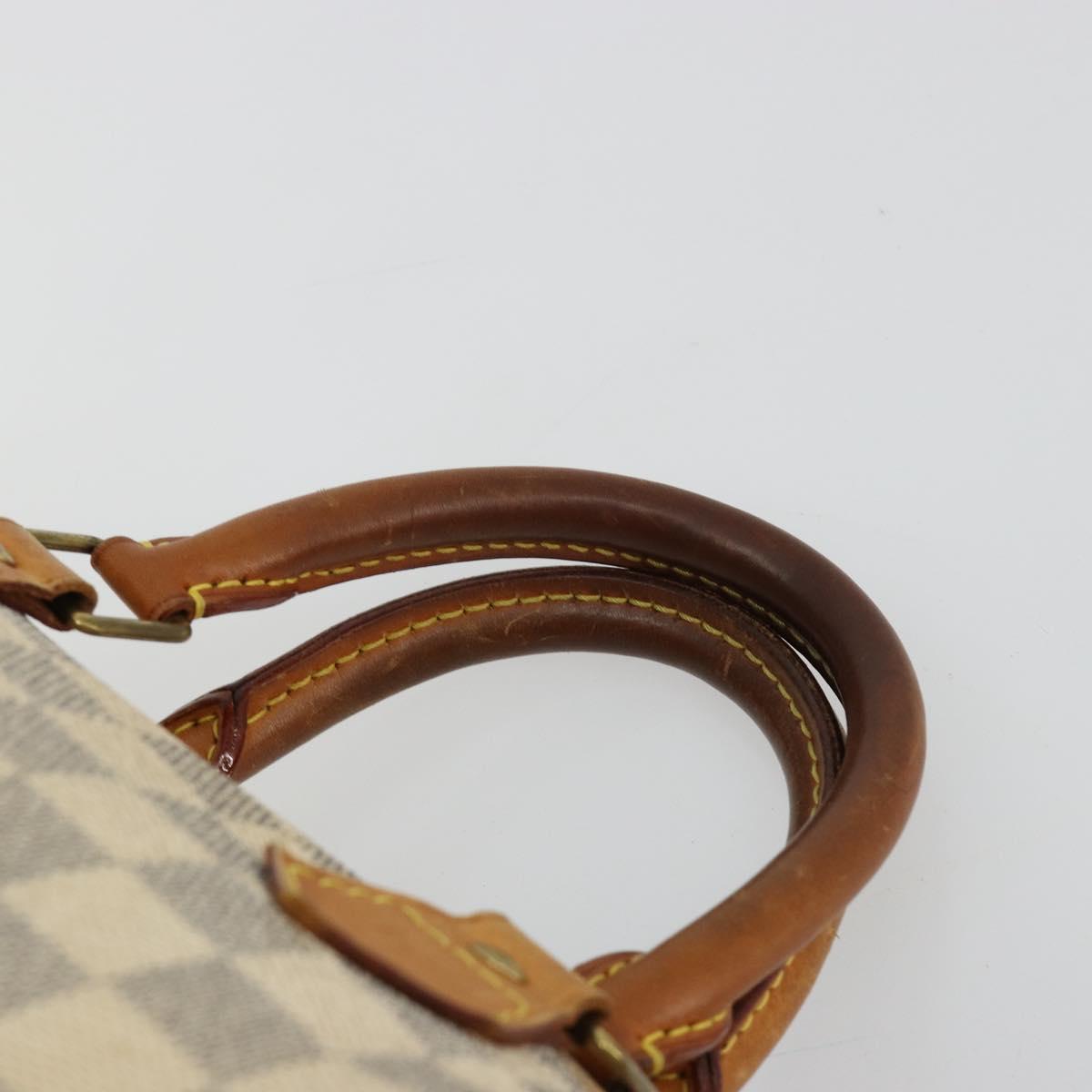 LOUIS VUITTON Damier Azur Speedy 25 Hand Bag N41534 LV Auth 182004