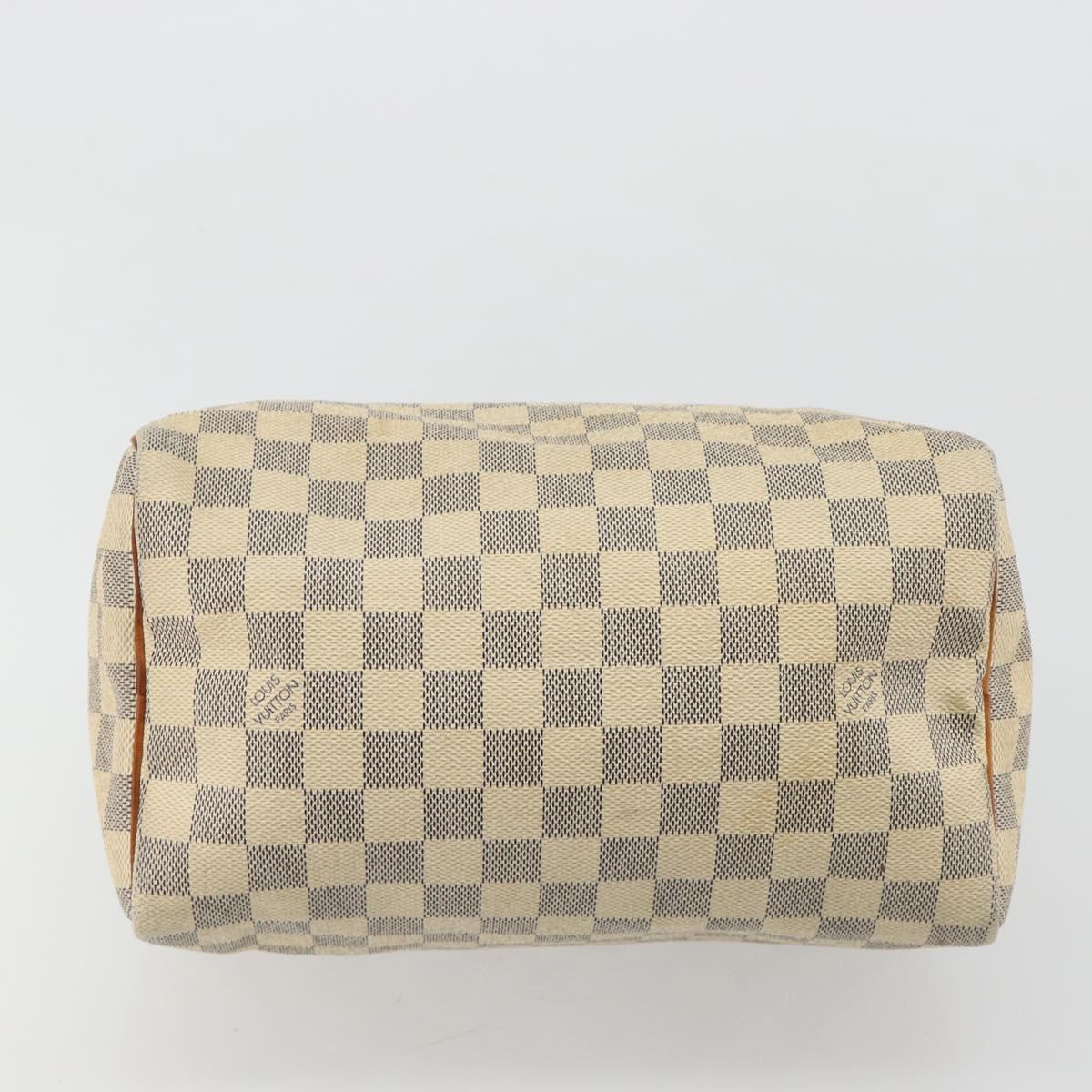 LOUIS VUITTON Damier Azur Speedy 25 Hand Bag N41534 LV Auth 182004