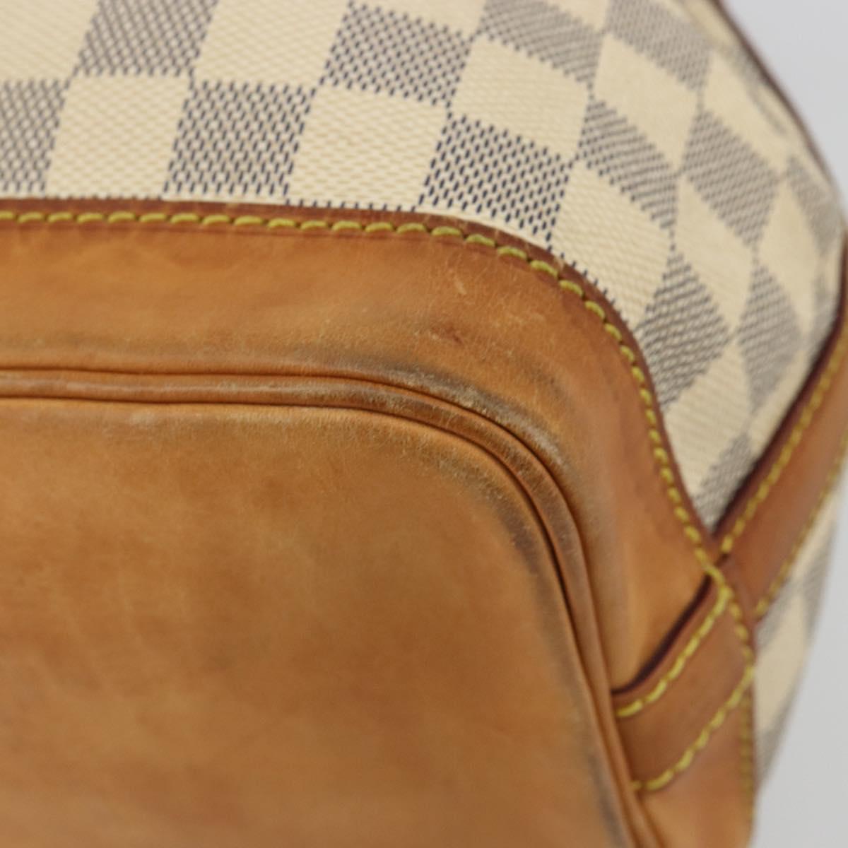 LOUIS VUITTON Damier Azur Noe BB Shoulder Bag N41220 LV Auth 182005