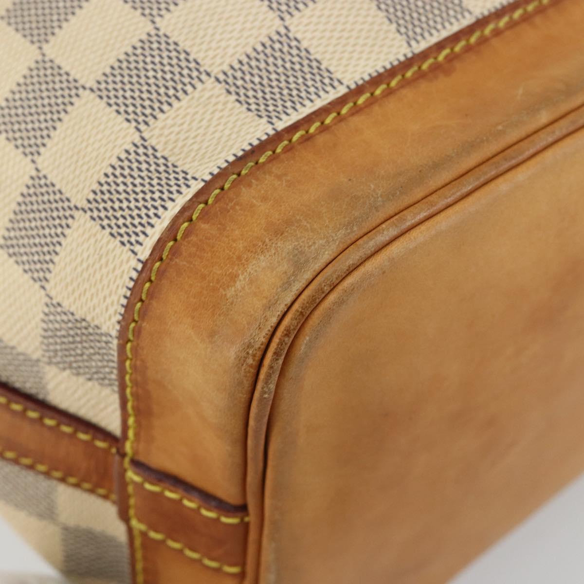 LOUIS VUITTON Damier Azur Noe BB Shoulder Bag N41220 LV Auth 182005