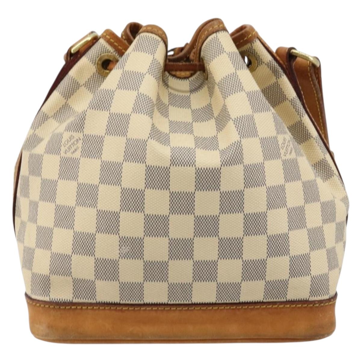 LOUIS VUITTON Damier Azur Noe BB Shoulder Bag N41220 LV Auth 182005