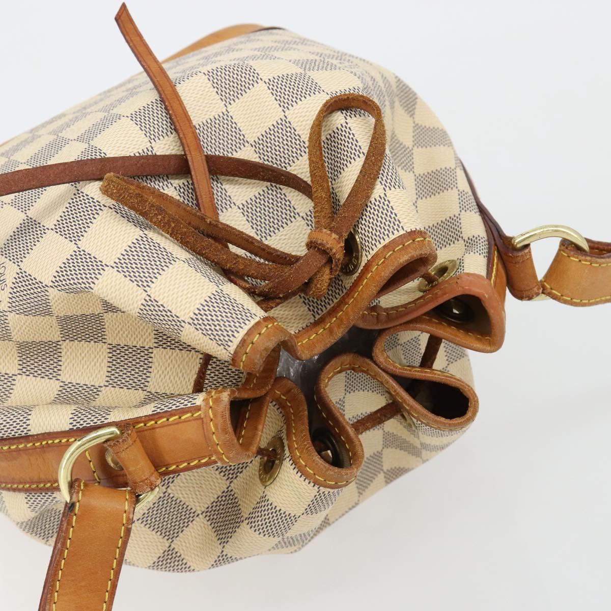 LOUIS VUITTON Damier Azur Noe BB Shoulder Bag N41220 LV Auth 182005