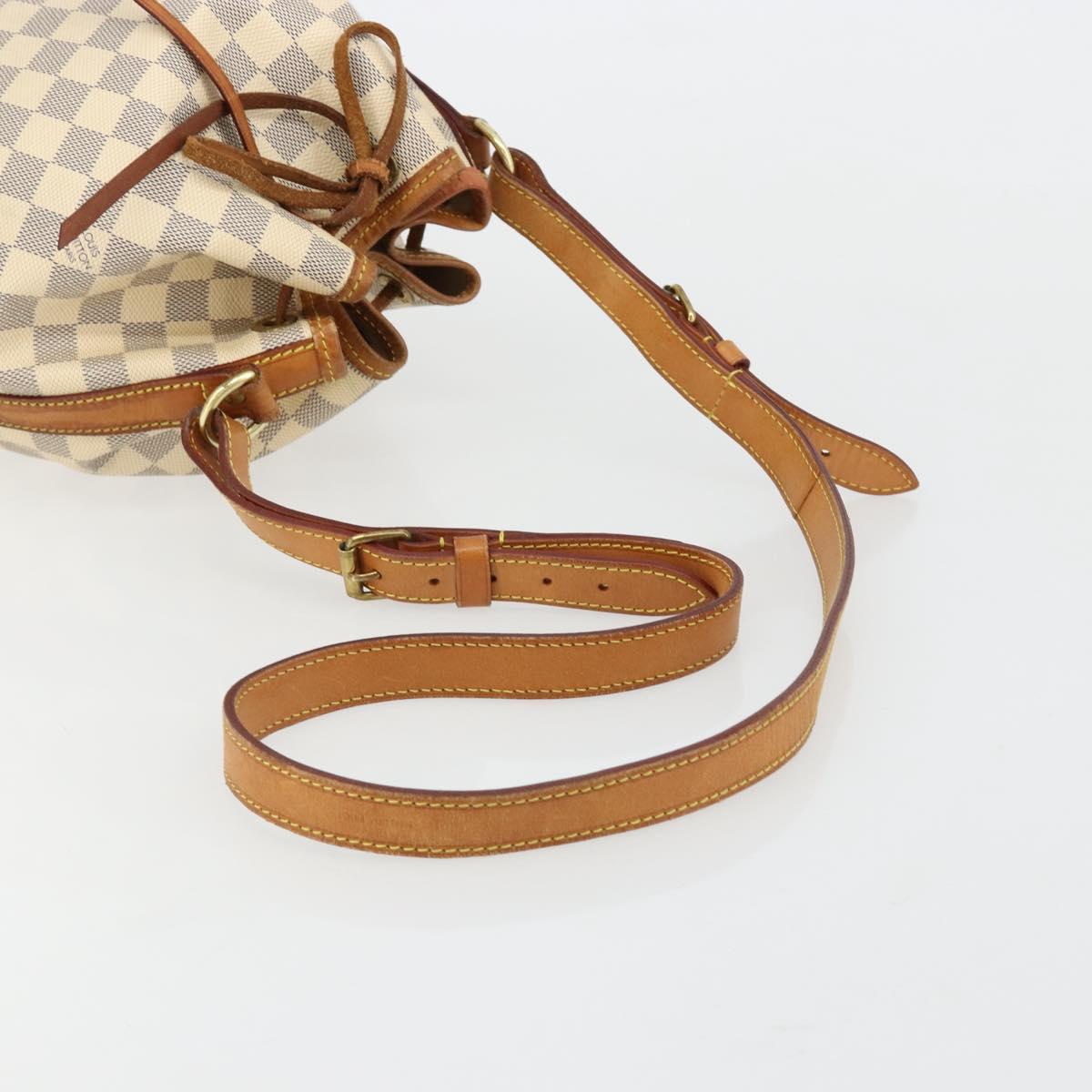 LOUIS VUITTON Damier Azur Noe BB Shoulder Bag N41220 LV Auth 182005