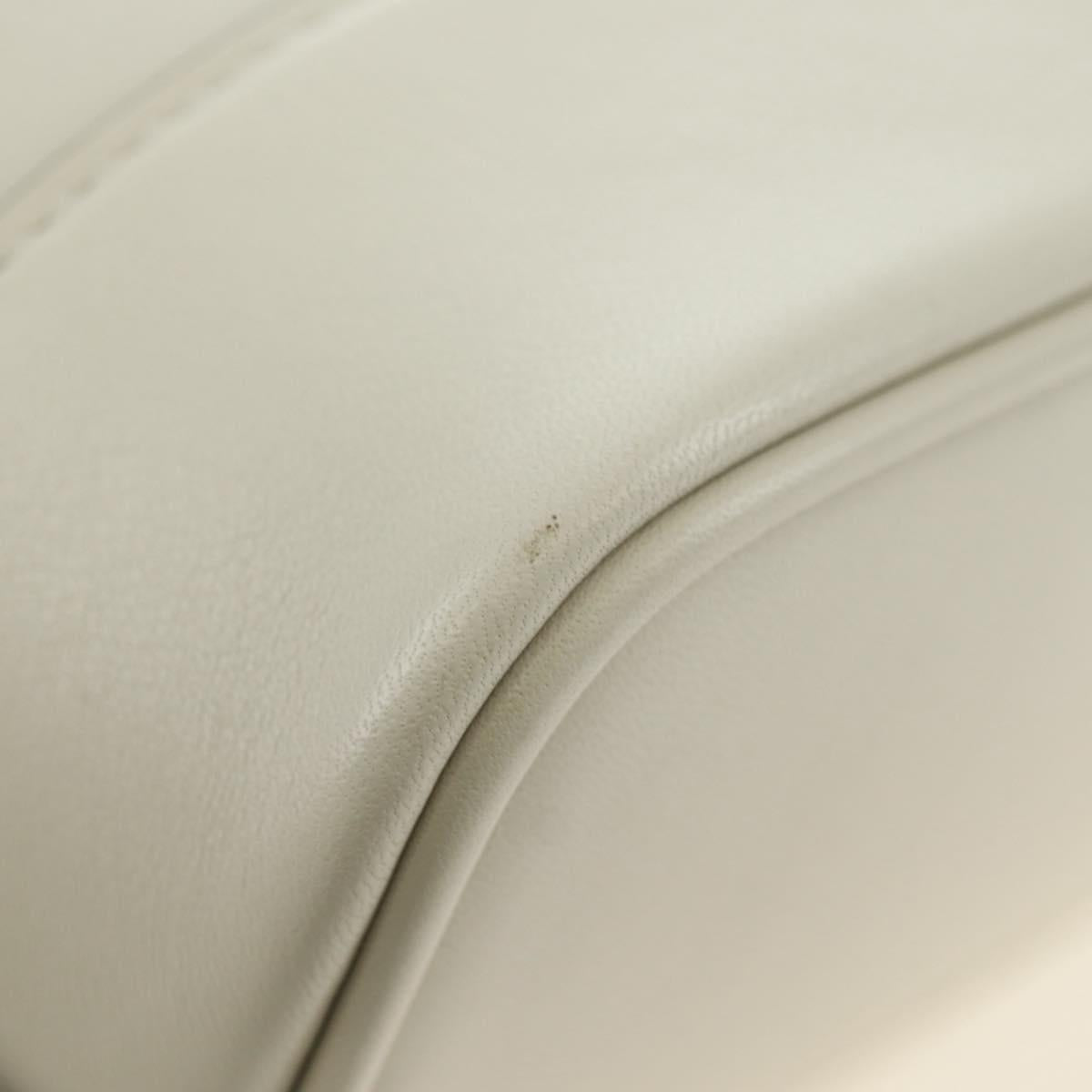 LOUIS VUITTON Odas Shoulder Bag Calf Skin White M94563 LV Auth 182007SAM