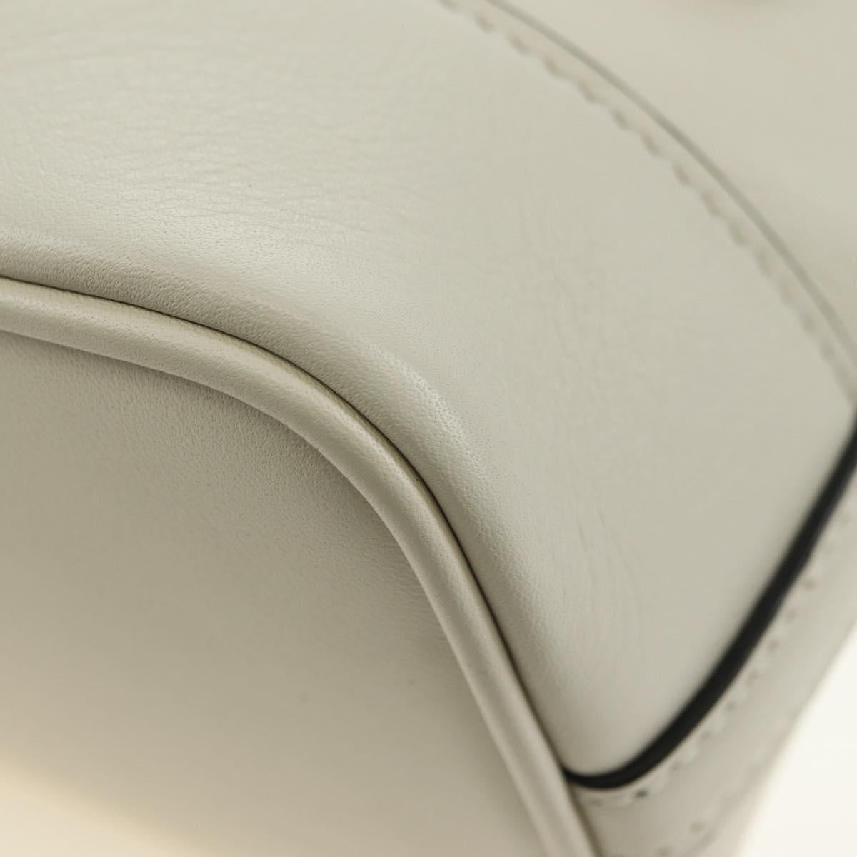 LOUIS VUITTON Odas Shoulder Bag Calf Skin White M94563 LV Auth 182007SAM
