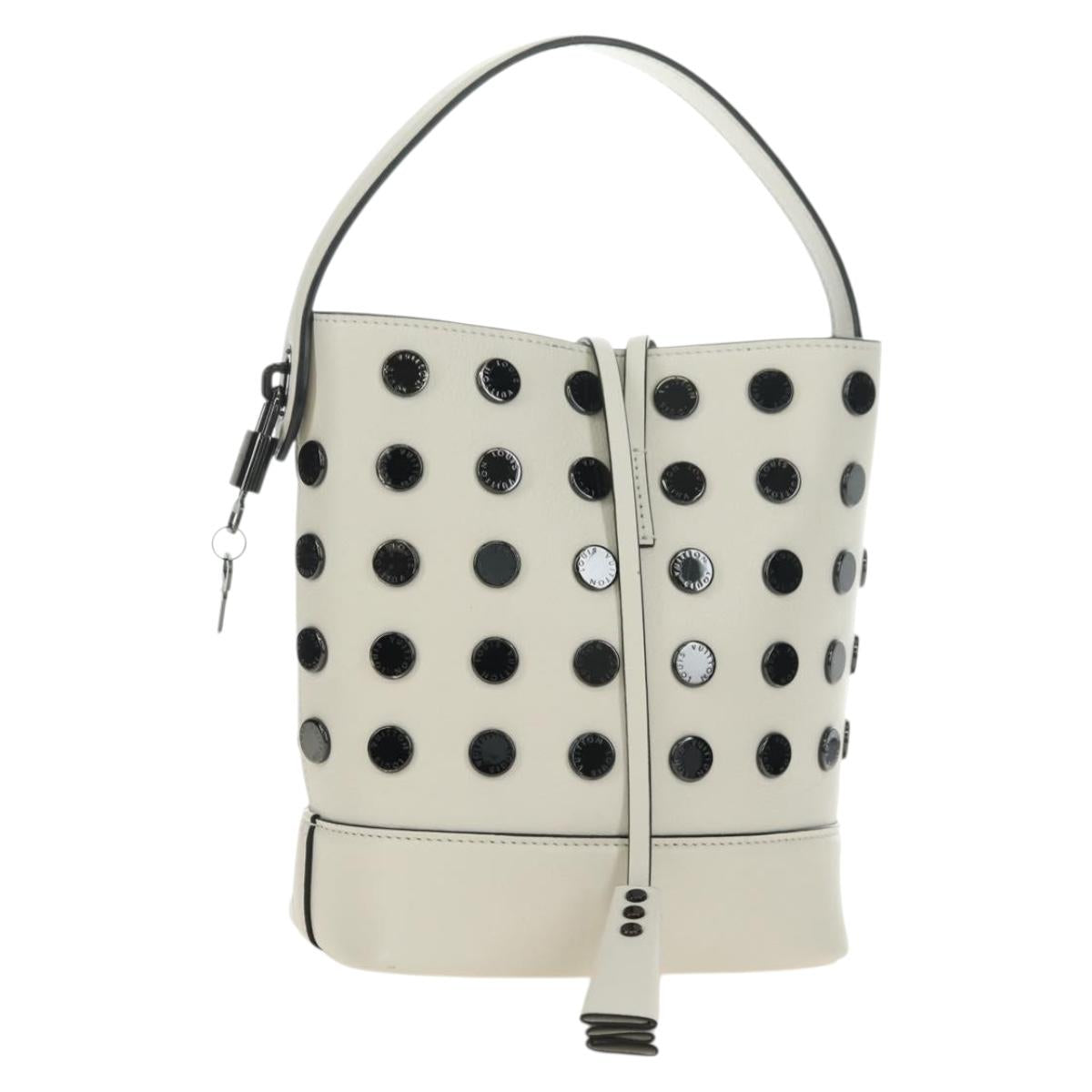 LOUIS VUITTON Odas Shoulder Bag Calf Skin White M94563 LV Auth 182007SAM