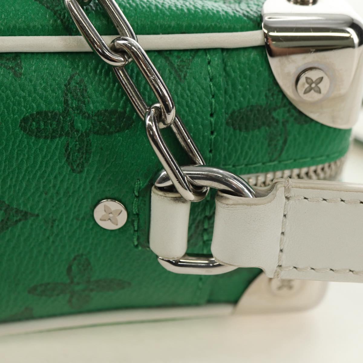 LOUIS VUITTON Monogram Everyday Mini Soft Trunk Bag Green M80816 Auth 182008SAM