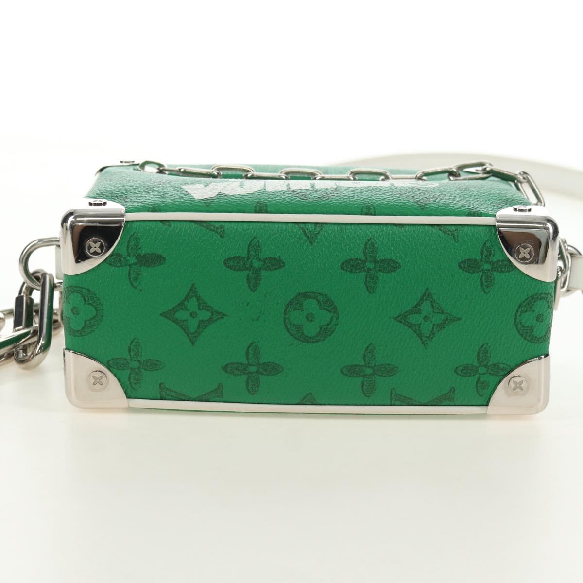LOUIS VUITTON Monogram Everyday Mini Soft Trunk Bag Green M80816 Auth 182008SAM