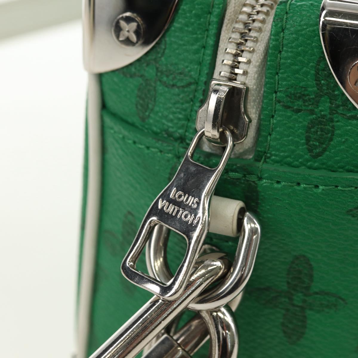 LOUIS VUITTON Monogram Everyday Mini Soft Trunk Bag Green M80816 Auth 182008SAM