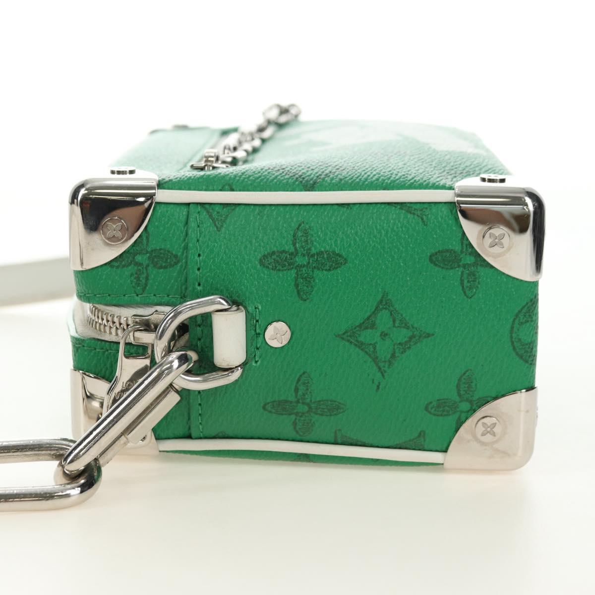 LOUIS VUITTON Monogram Everyday Mini Soft Trunk Bag Green M80816 Auth 182008SAM
