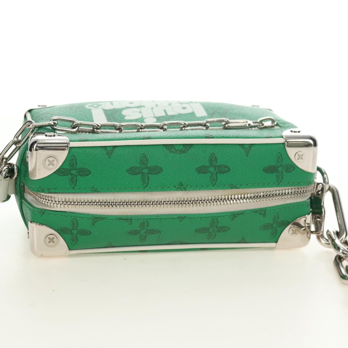 LOUIS VUITTON Monogram Everyday Mini Soft Trunk Bag Green M80816 Auth 182008SAM