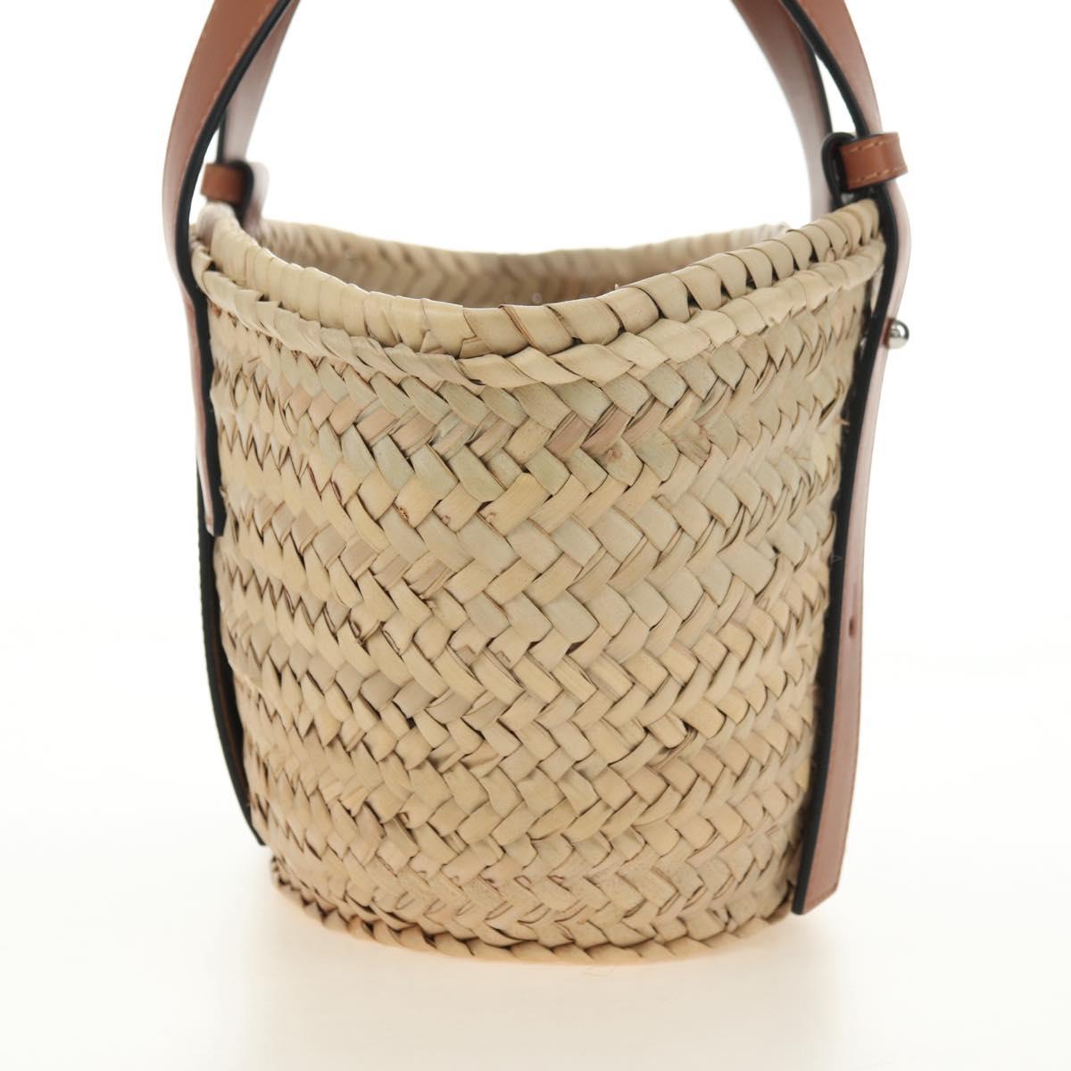 LOEWE Studio Ghibli Collaboration Hand Bag Raffia Beige Auth 182023SM
