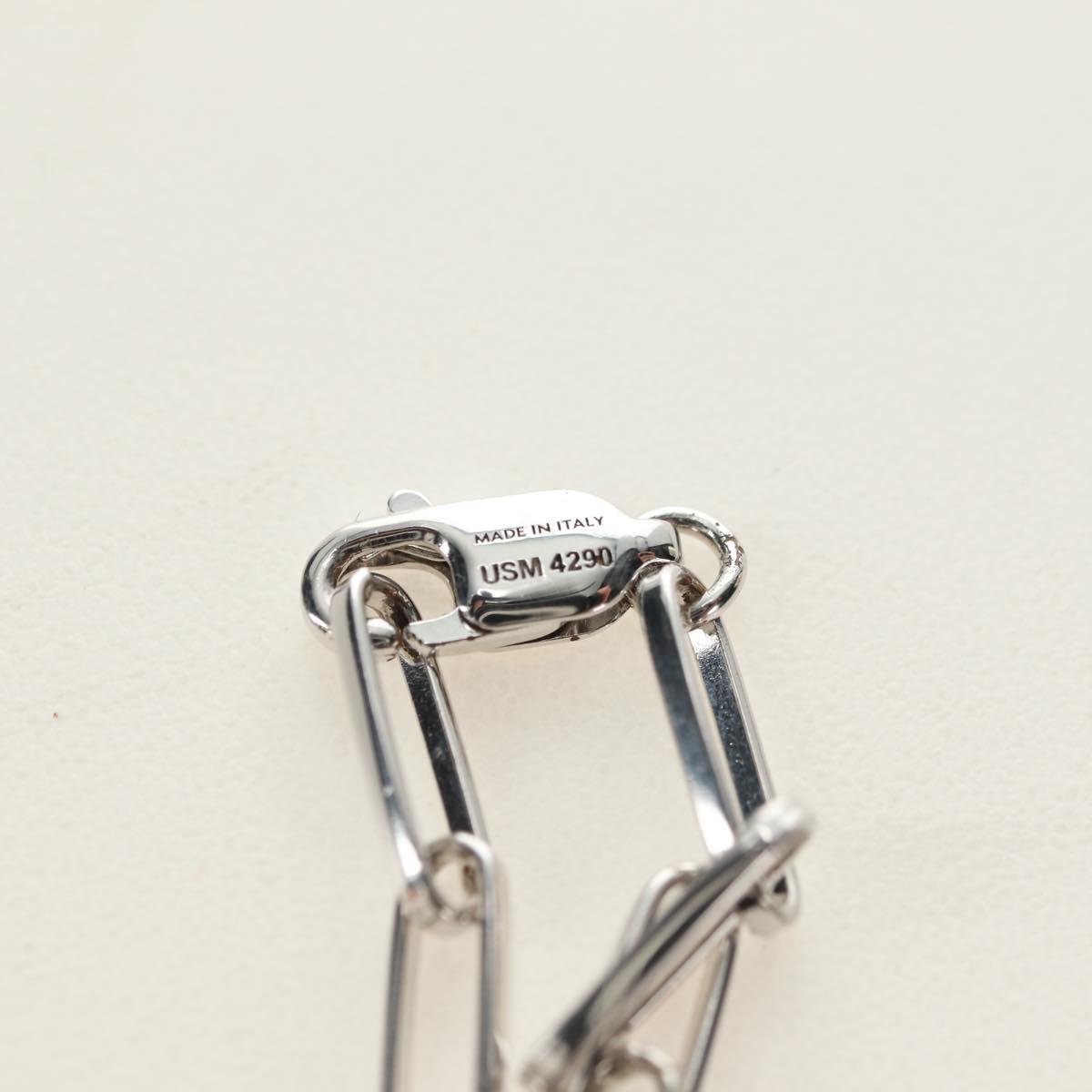 CELINE Necklace metal Silver Auth 182048M