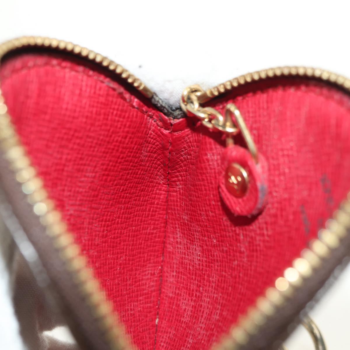 LOUIS VUITTON Monogram Cherry Porte Monnaie Ron Coin Purse M95043 Auth 182052V
