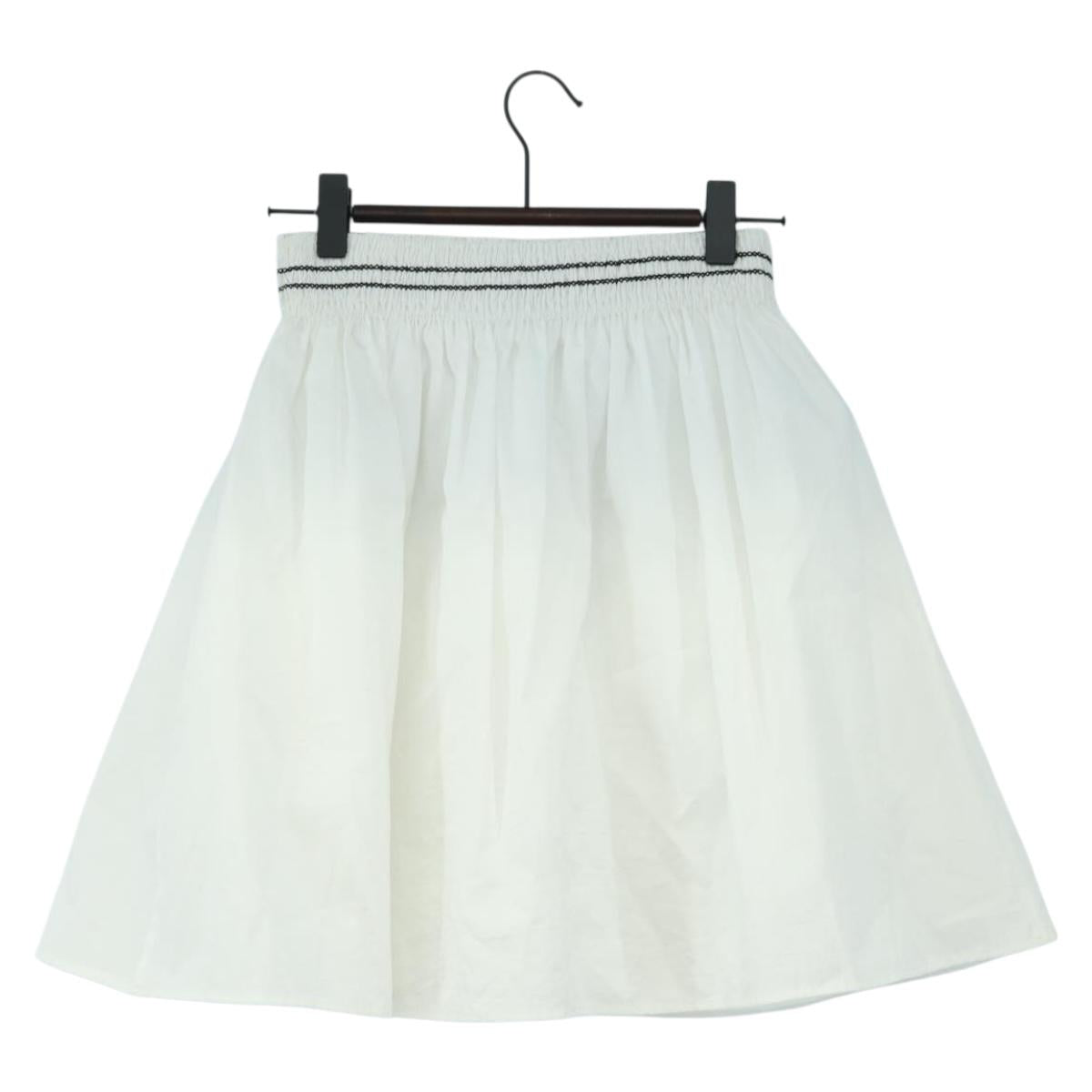 Miu Miu Skirt Cotton White Auth 182059M