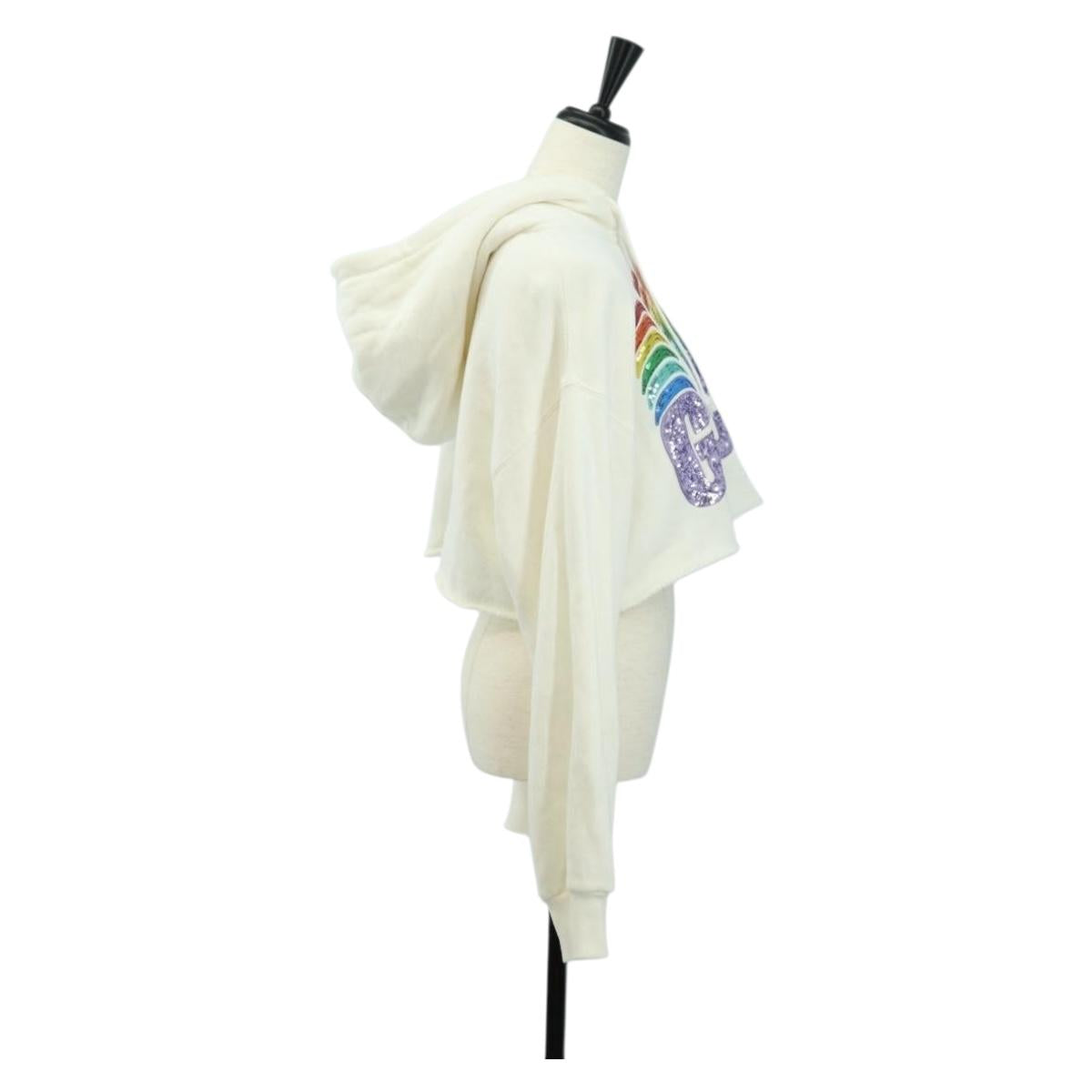 GUCCI Parker Cotton XXS White Auth 182060M