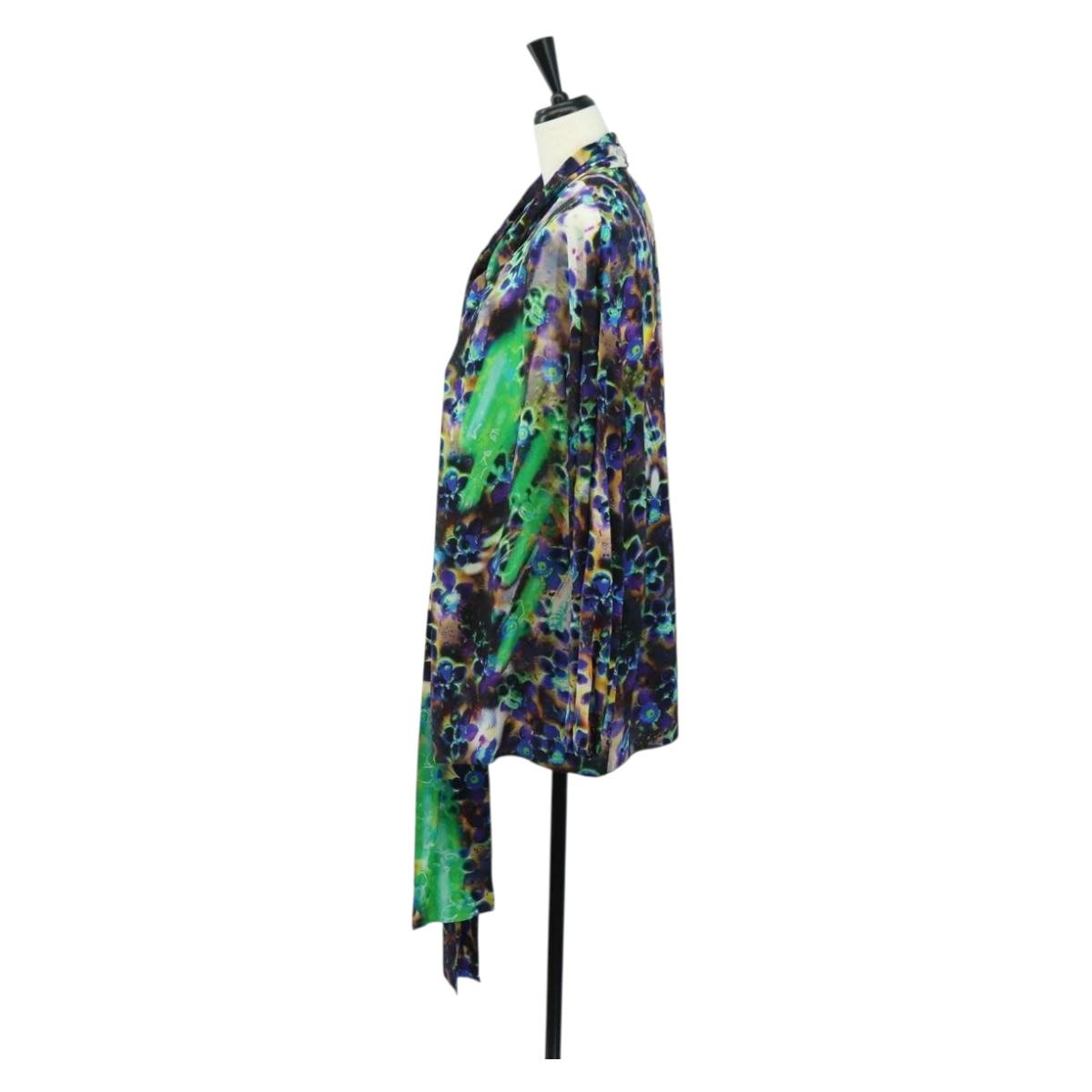 PRADA Blouse Silk Green Auth 182061M