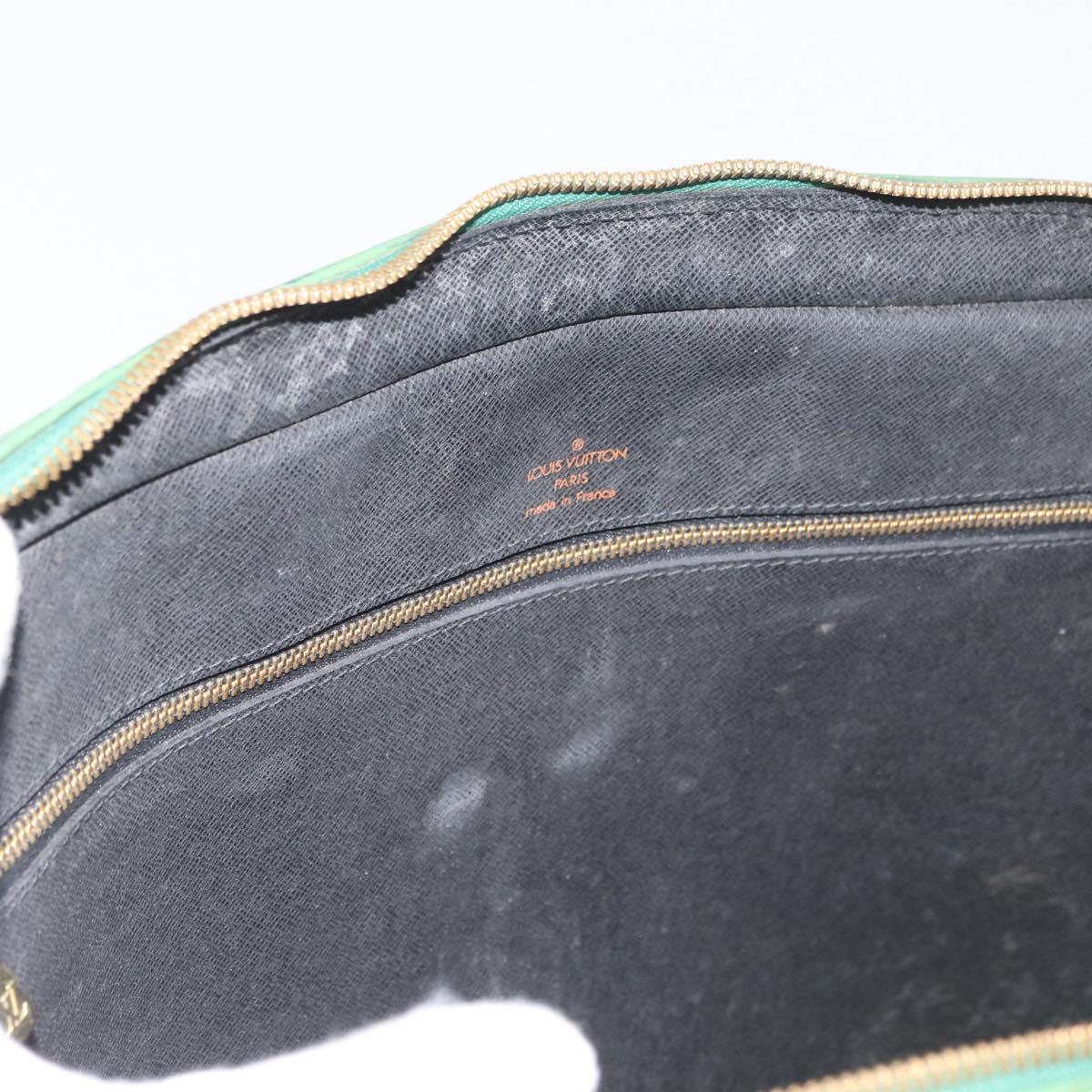 LOUIS VUITTON Epi Porte Documents Voyage Business Bag Green M54474 Auth 182153