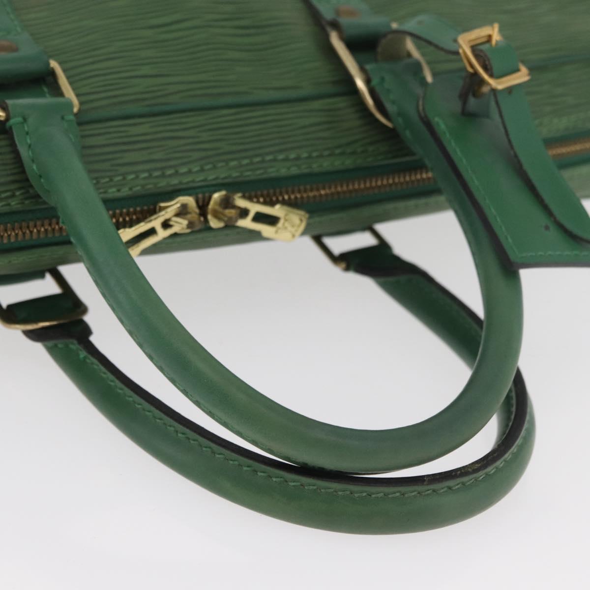 LOUIS VUITTON Epi Porte Documents Voyage Business Bag Green M54474 Auth 182153